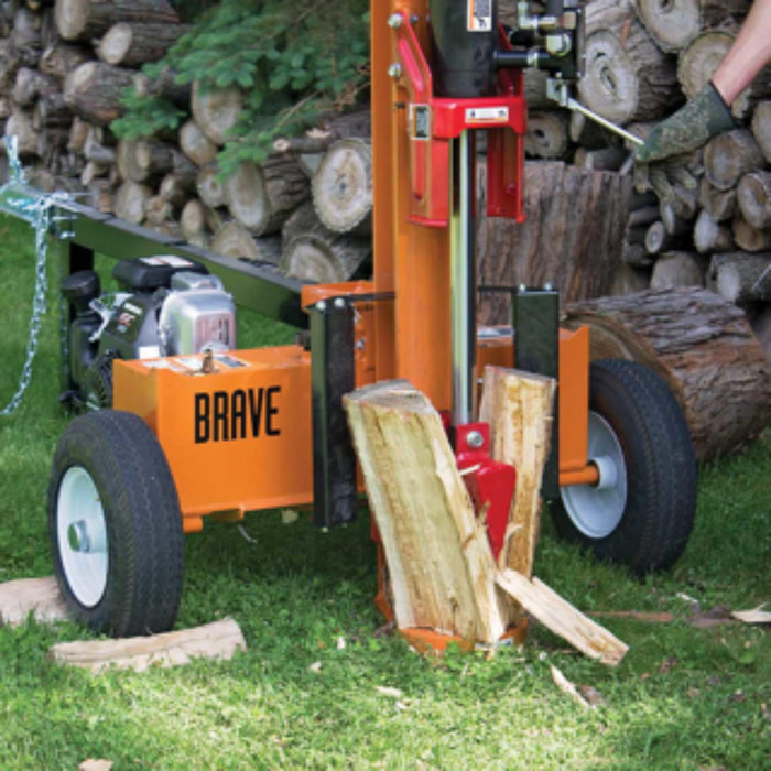 Brave 24-Ton Log Splitter with Honda GC160 Engine