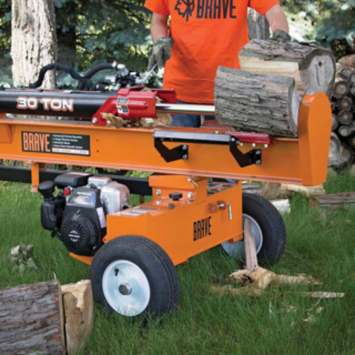 Brave 30-Ton  Log Splitter with Honda GC190