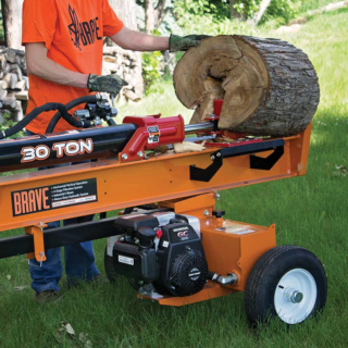 Brave 30-Ton  Log Splitter with Honda GC190