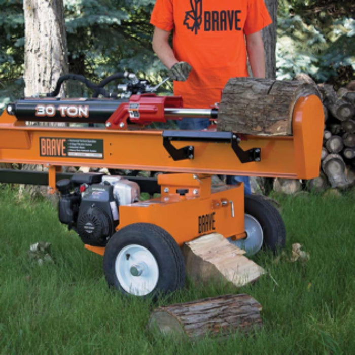 Brave 30-Ton  Log Splitter with Honda GC190