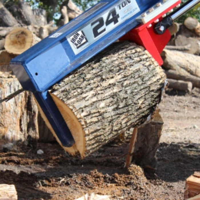Iron & Oak Log Splitter 24-Ton Skid Steer Mount
