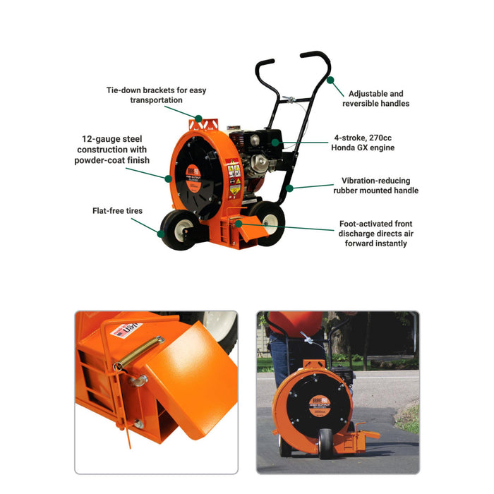 Brave High-Output Walk-Behind Blower with Honda GX160 Engine