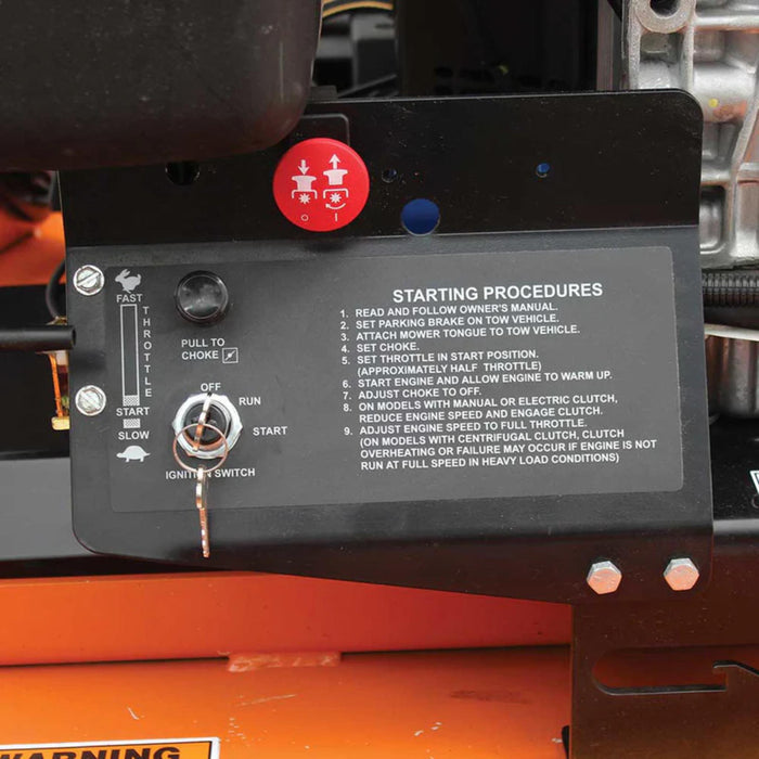 BravePro Rough Cut 57" Towable Mower with Honda GXV630