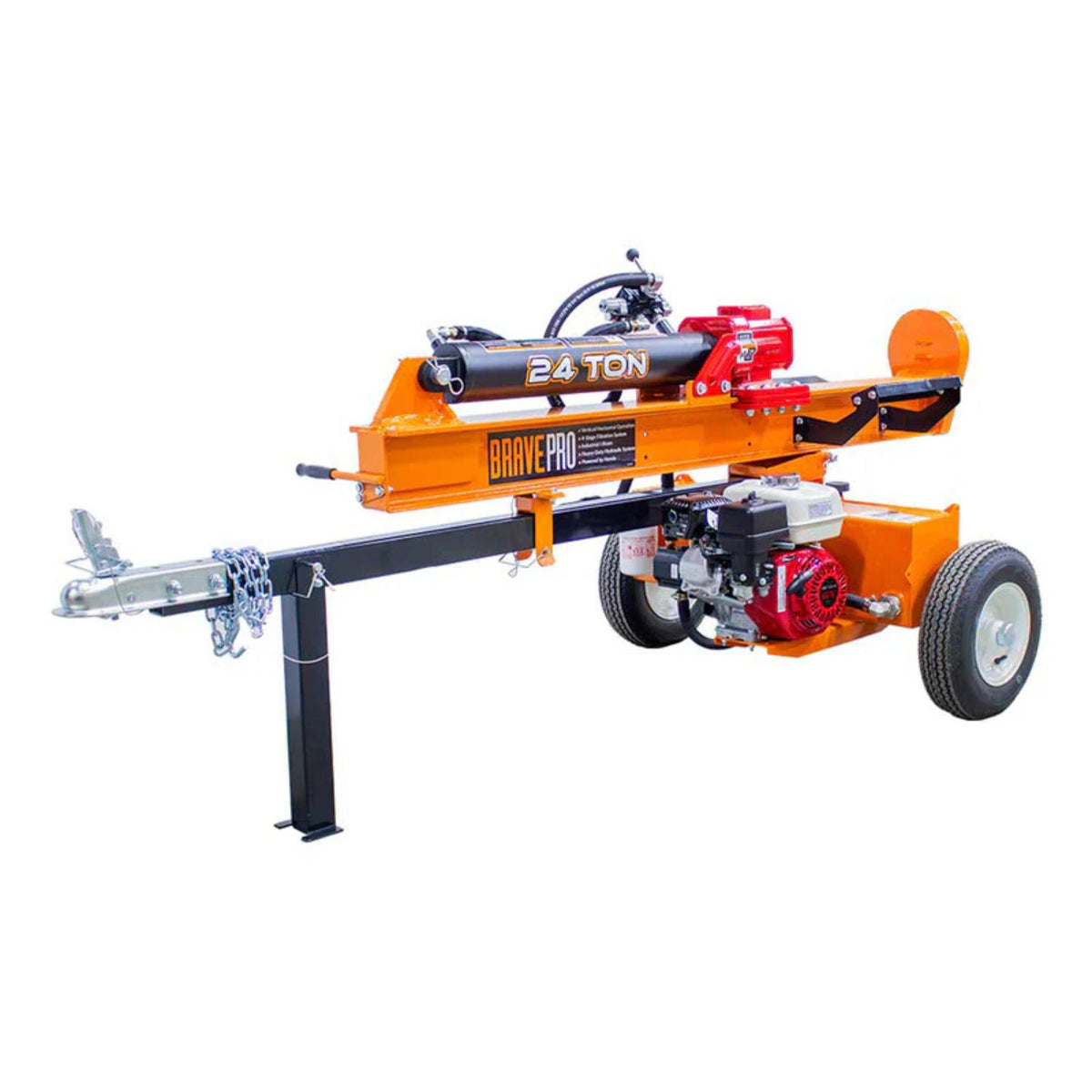 Brave 24-Ton Log Splitter with Honda GX160 Engine — PowerScape HQ