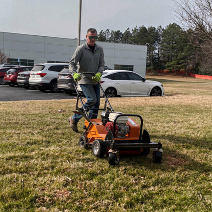 Brave U-Turn 16" Lawn Aerator Walk-Behind with Honda GX120 5.5HP