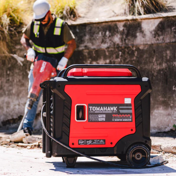 Tomahawk 10,500W Gas Inverter Generator – Quiet, Portable & Electric Start