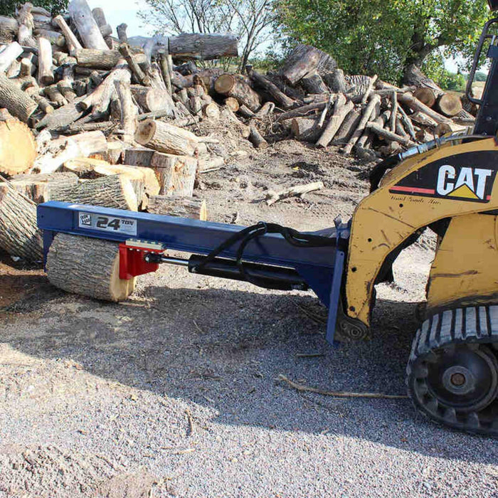 Iron & Oak Log Splitter 24-Ton Skid Steer Mount