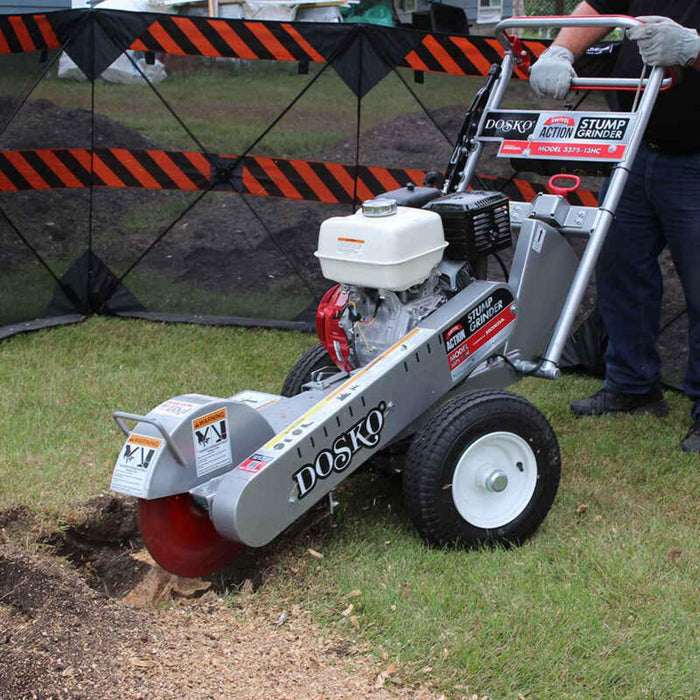 Dosko Swivel Stump Grinder - Honda GX390 13 HP Walk-Behind