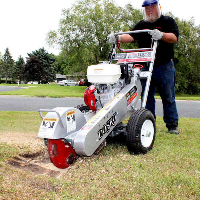 Dosko Swivel Stump Grinder - Honda GX390 13 HP Walk-Behind