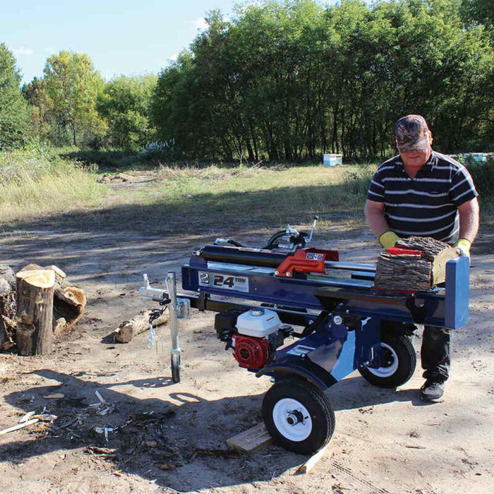 Iron & Oak 24-Ton Log Splitter with Honda GX160