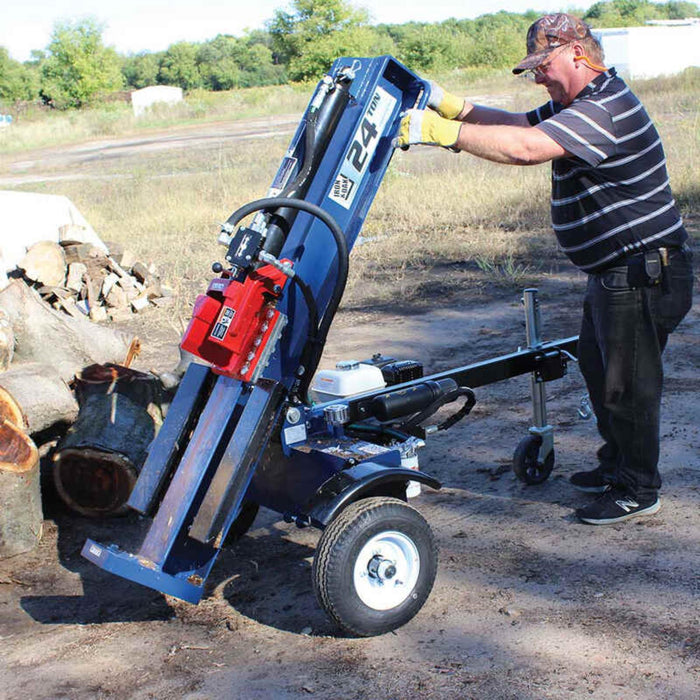 Iron & Oak 24-Ton Log Splitter with Honda GX160