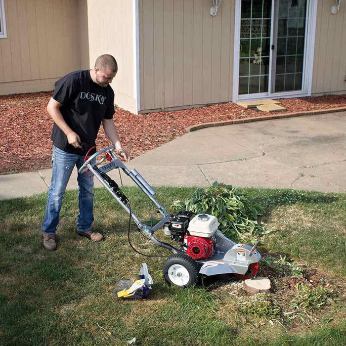 Dosko 6HP Mini Stump Grinder – Honda GX200 Walk-Behind