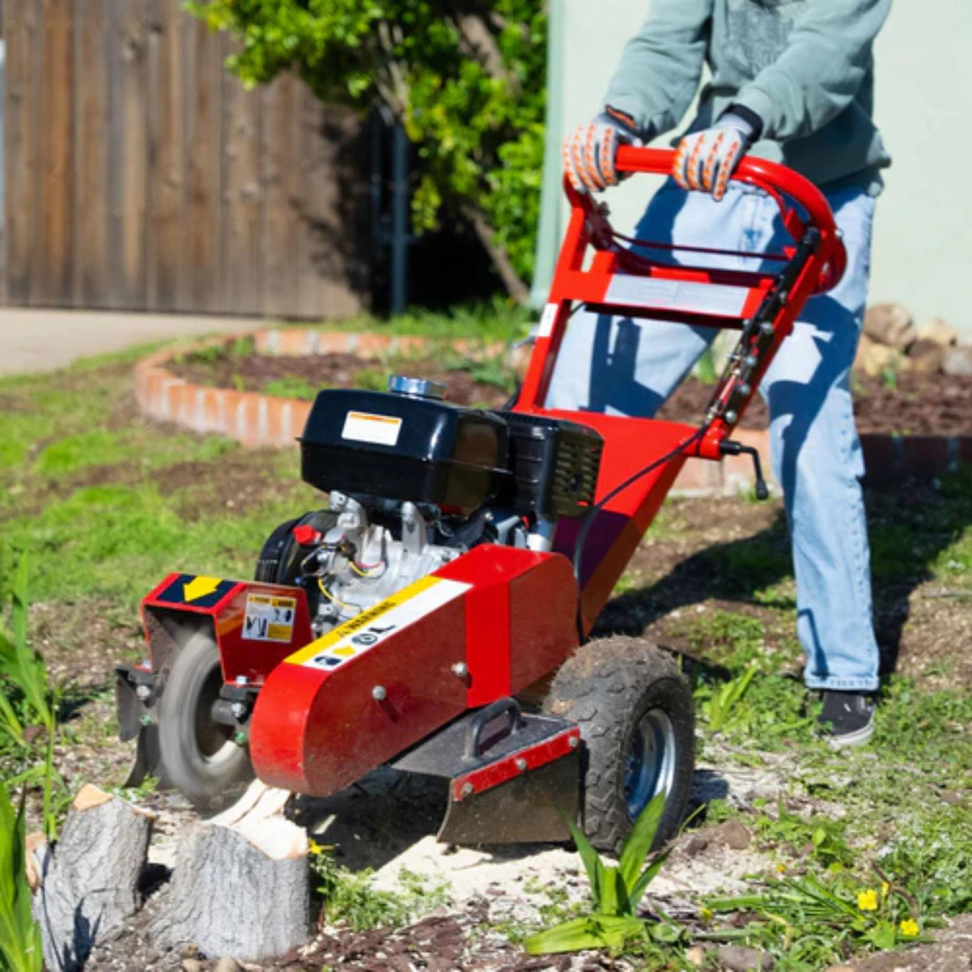 Tomahawk 13HP Honda GX390 Stump Grinder with 12" Blades — PowerScape HQ