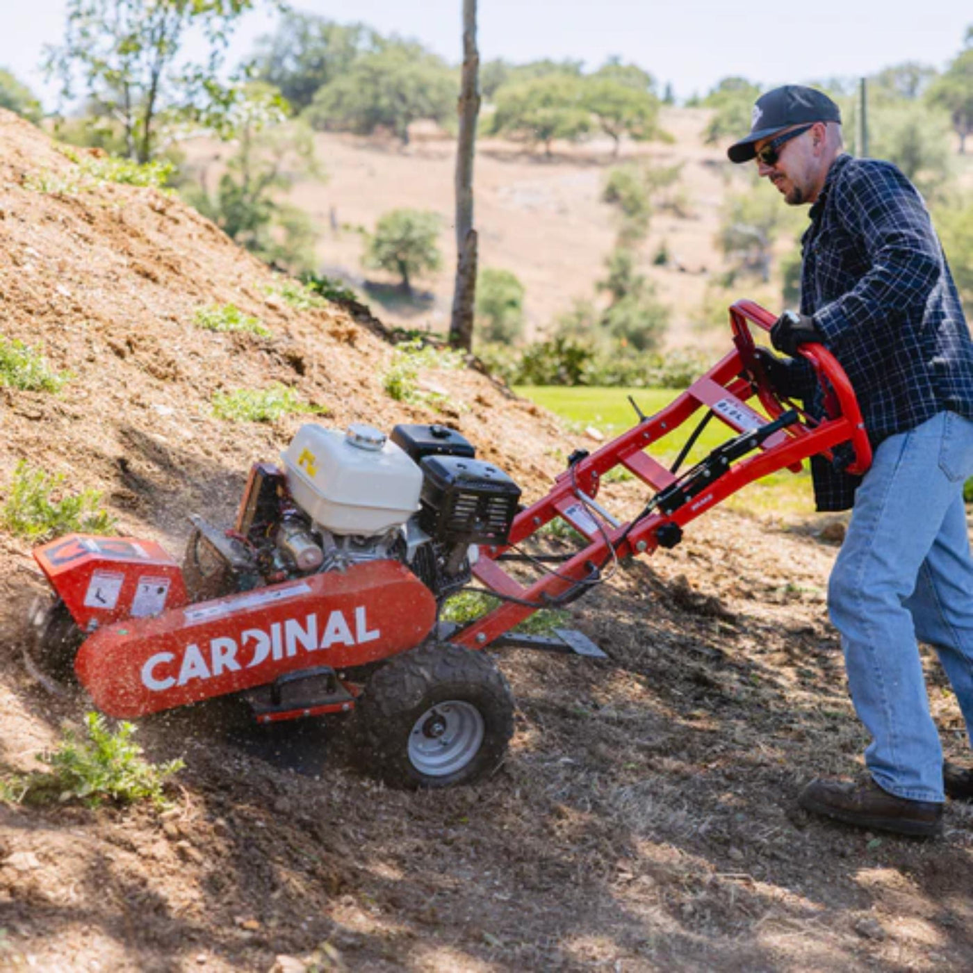 Tomahawk 13HP Honda GX390 Stump Grinder with 12" Blades — PowerScape HQ